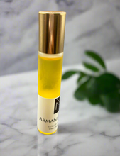 Load image into Gallery viewer, My Ways ..This scent is a great layering scent or can be used alone..Comes in a beautiful frosted (10ml) roll on bottle or a (30ml) size...Excellent to travel or refresh throughout the day.
