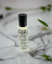 Load image into Gallery viewer, Gorgeous glass etched roller ball perfume roll on..Pick your Scent 10ml and is refillable
