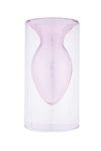 Load image into Gallery viewer, Double Layer Transparent Glass Vase - Pink
