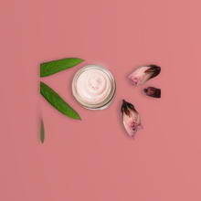 Cargar imagen en el visor de la galería, Organic Hibiscus Rose Hydrating Face Cream Natural Skincare Frankincense Aging Support
