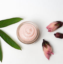 Cargar imagen en el visor de la galería, Organic Hibiscus Rose Hydrating Face Cream Natural Skincare Frankincense Aging Support
