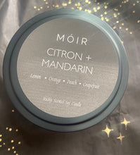 Load image into Gallery viewer, Citron + Mandarin 8 oz Candle Travel Tin
