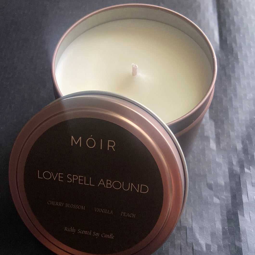 Love Abound 8oz Candle Travel + Gift Box Included