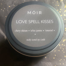 Cargar imagen en el visor de la galería, Love Spell Kisses 8 oz Travel Candle + Gift Box Included
