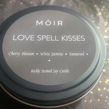 Cargar imagen en el visor de la galería, Love Spell Kisses 8 oz Travel Candle + Gift Box Included
