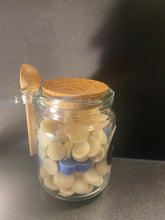 Load image into Gallery viewer, Wax Melts 8 ounces + Glass Jar Holder &amp; Spoon Included
