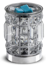 Load image into Gallery viewer, Silver Crystal Wax Warmer + Free Designer Fragrance Oil for warmer
