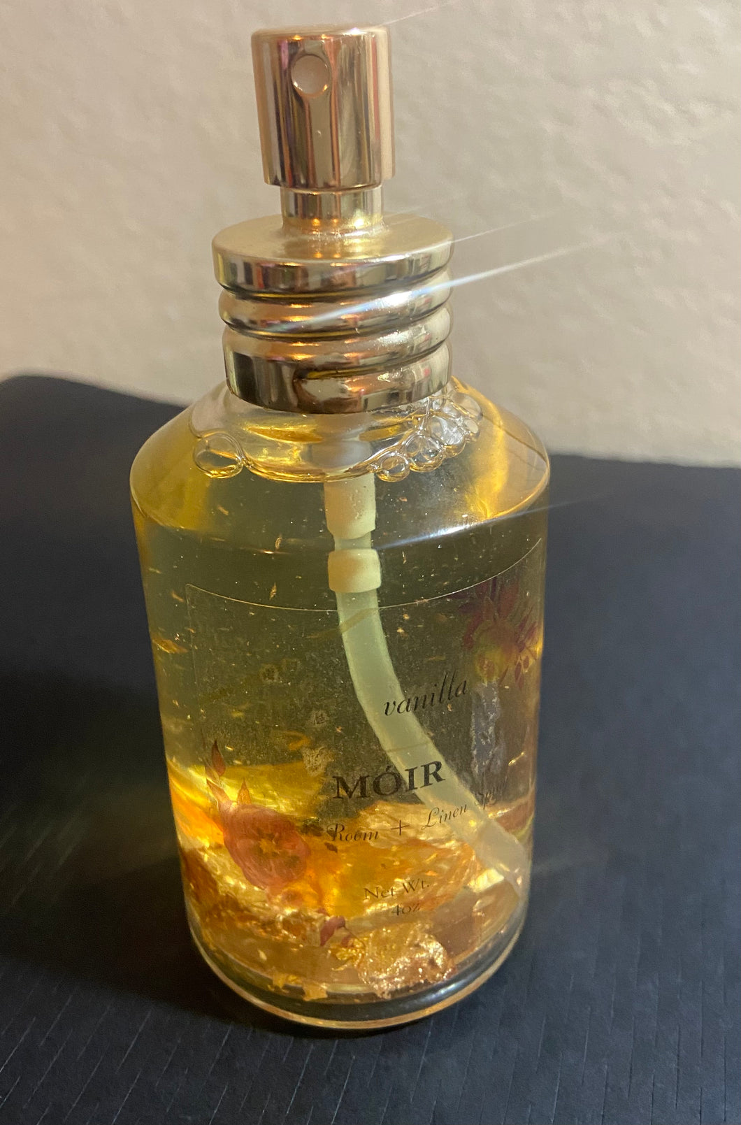 Vanilla B Room + Linen Mist Spray Glass Bottle