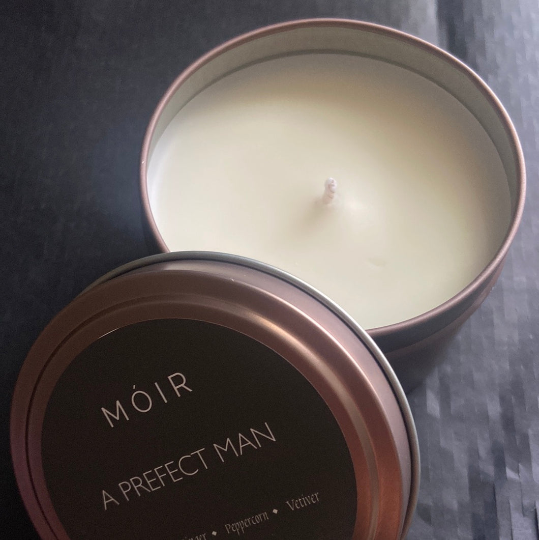 A Perfect Man 8oz Candle Travel + Gift Box Included